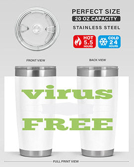 virus free Style 20#- corona virus- Tumbler