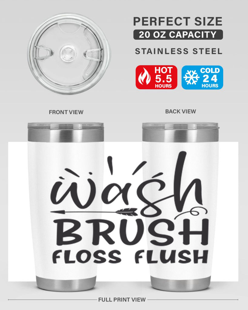 wash brush floss flush 73#- kitchen- Tumbler