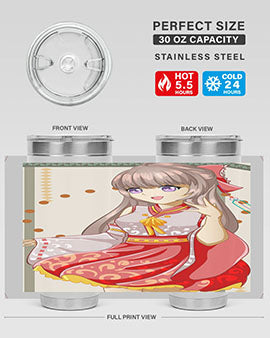 A beautiful and happy girl with kimono 104#- anime- Tumbler