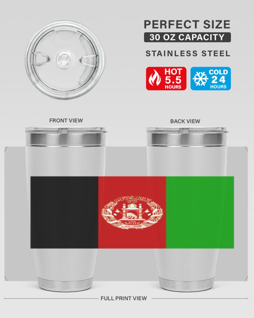 Afghanistan 197#- world flags- Tumbler