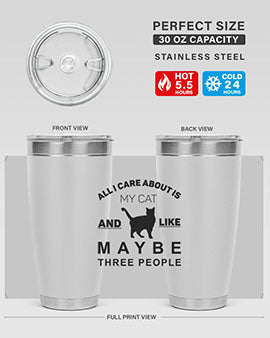 All I Care About is Style 26#- cat- Tumbler