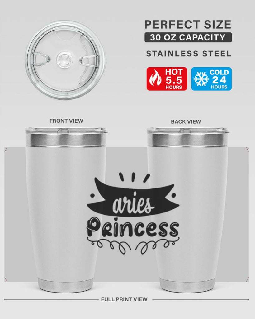 Aries princess 116#- zodiac- Tumbler
