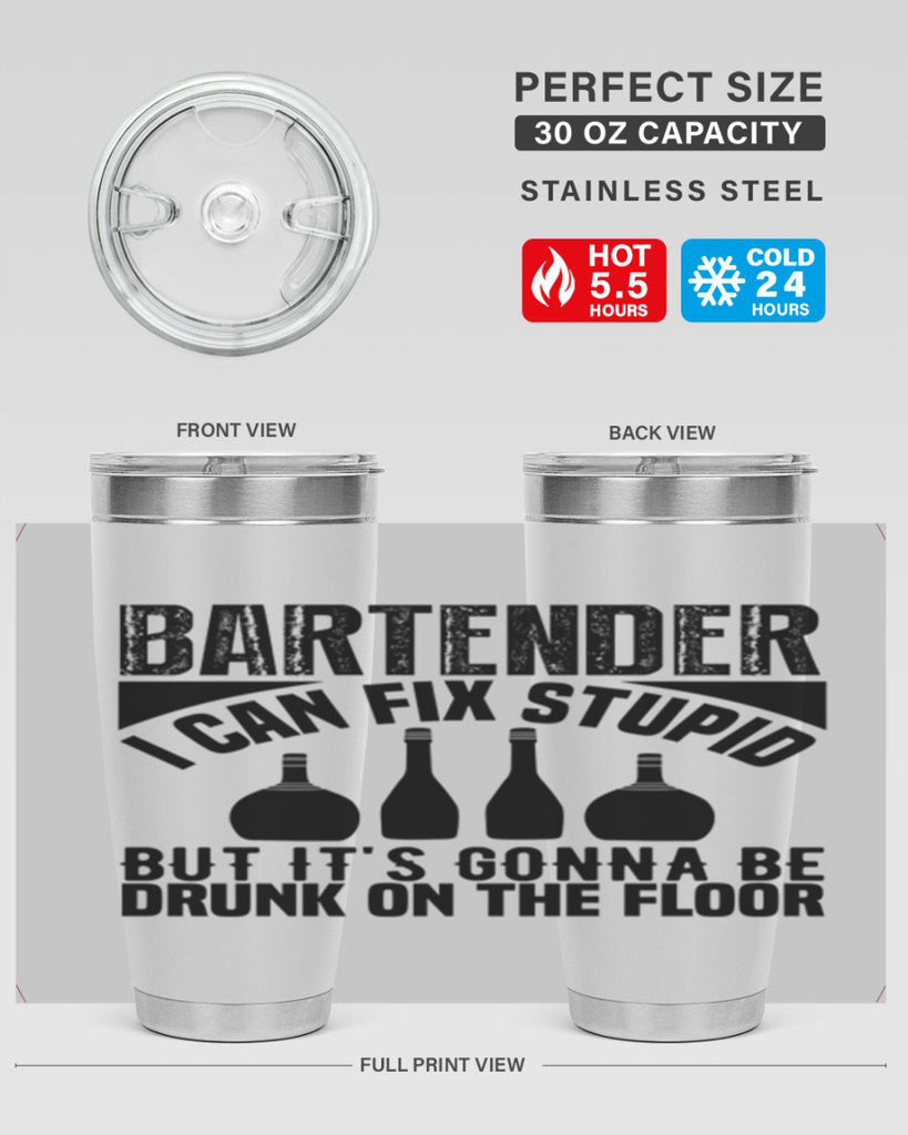 Bartender I can fix Style 9#- bartender- tumbler