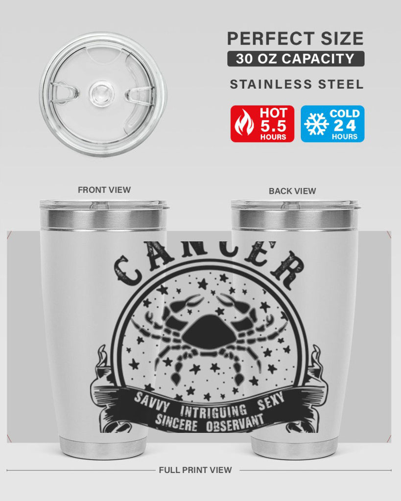Cancer 13#- zodiac- Tumbler