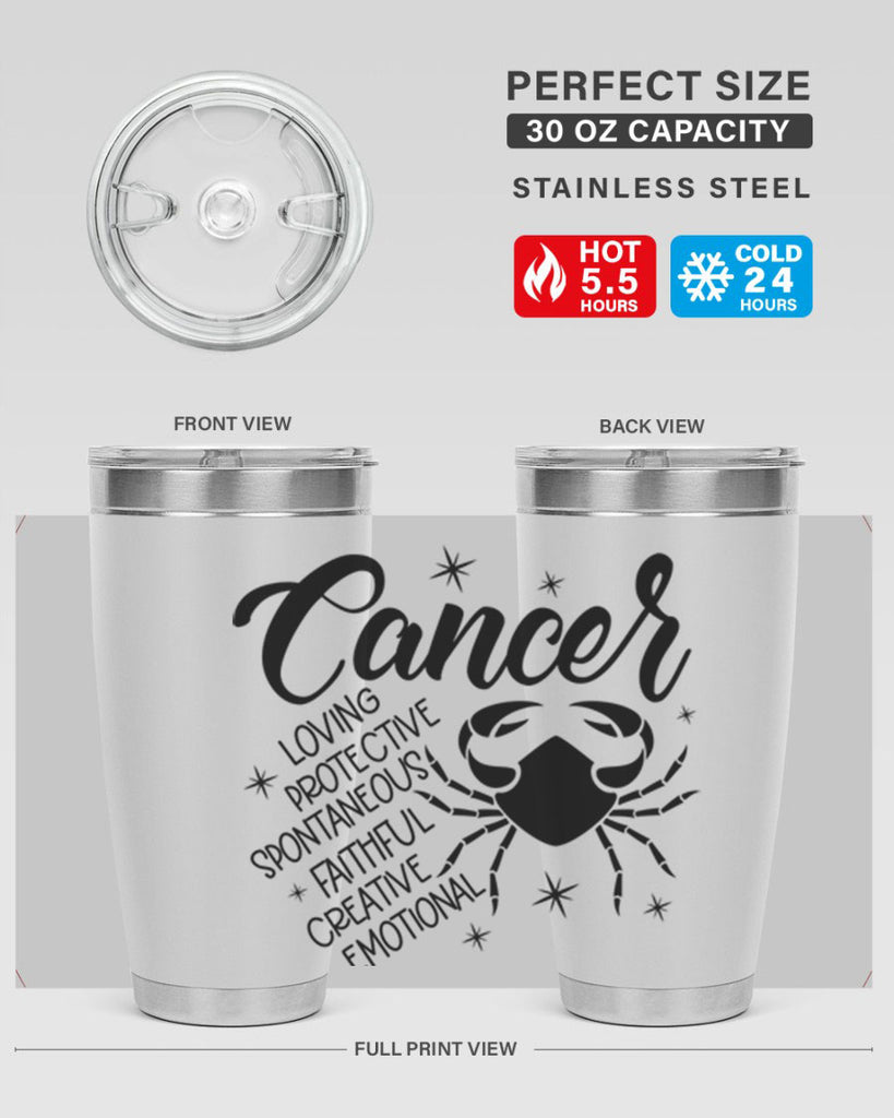 Cancer 151#- zodiac- Tumbler