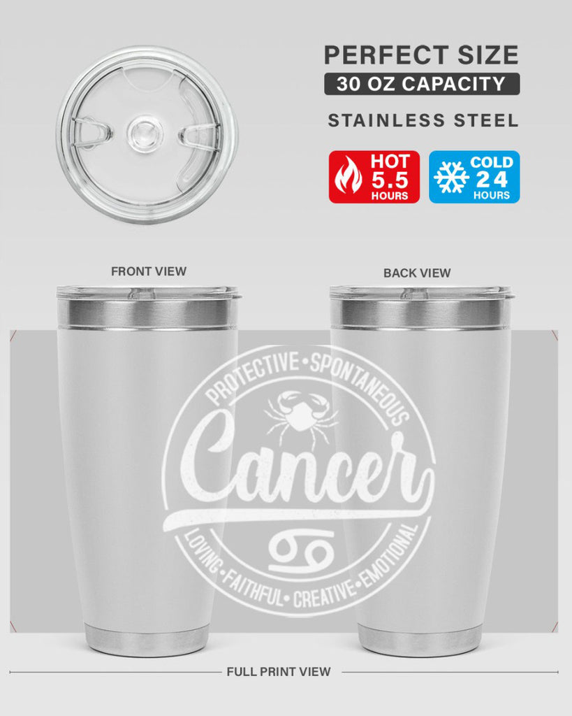 Cancer 154#- zodiac- Tumbler