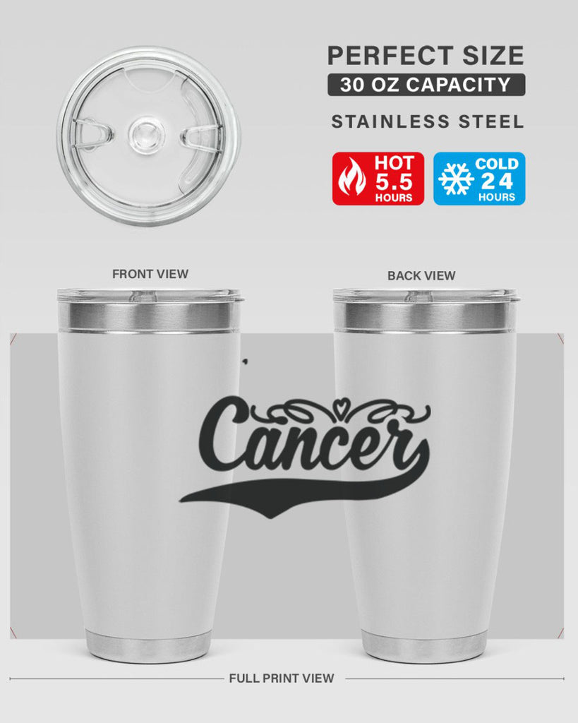 Cancer 155#- zodiac- Tumbler