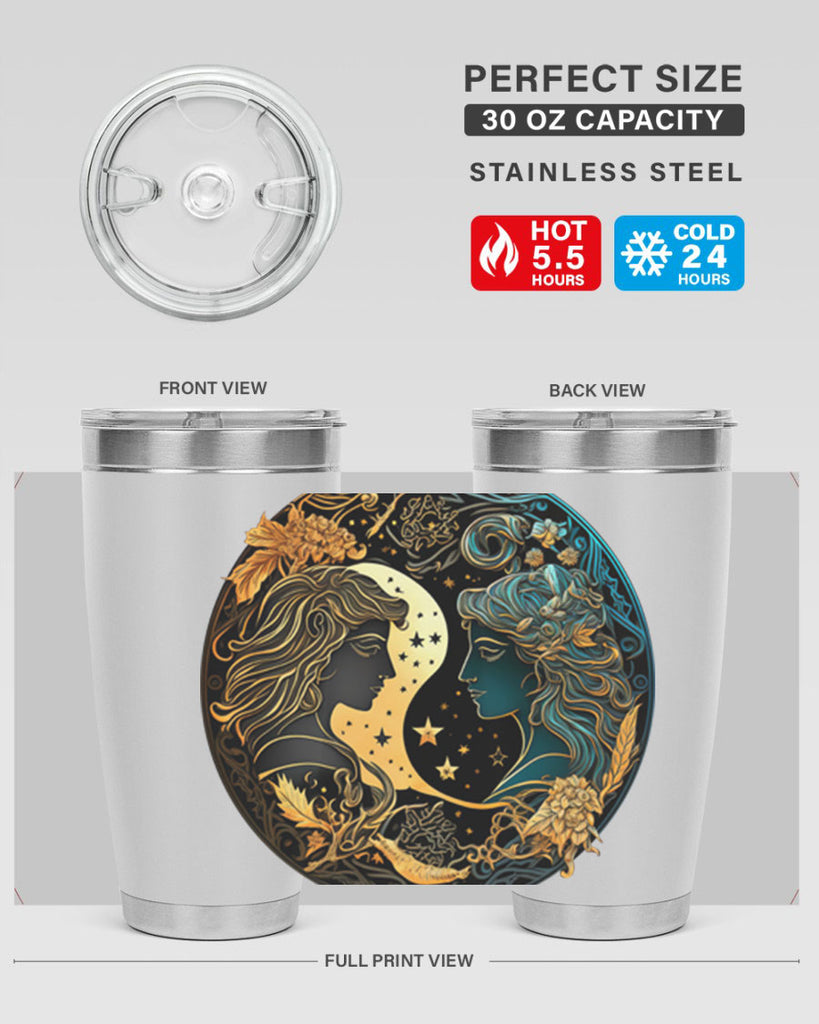 Gemini 216#- zodiac- Tumbler