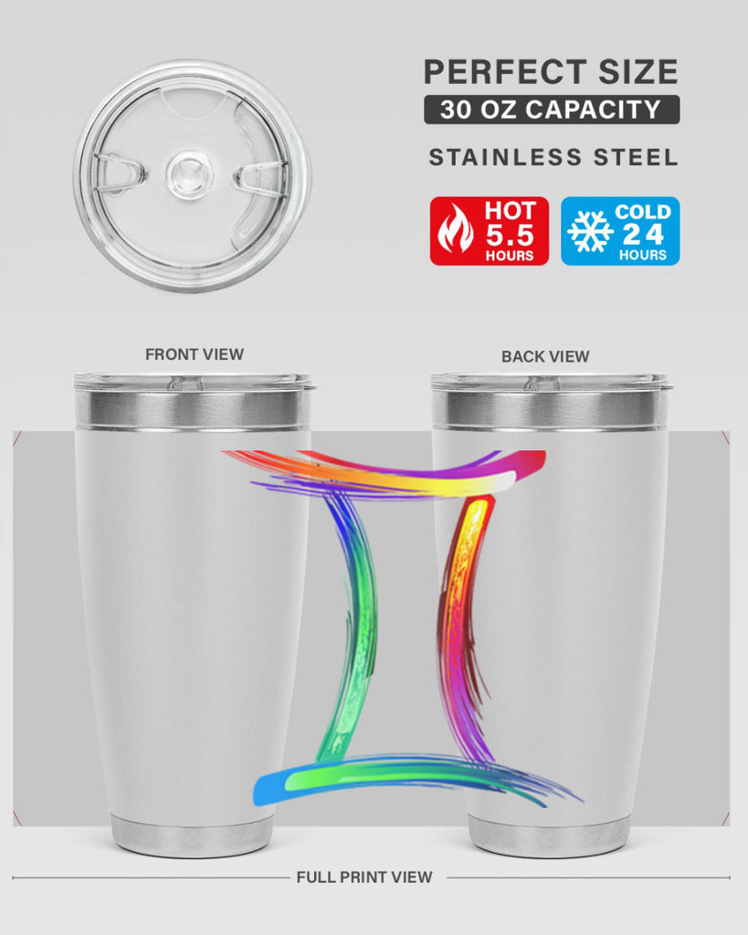 Gemini 222#- zodiac- Tumbler