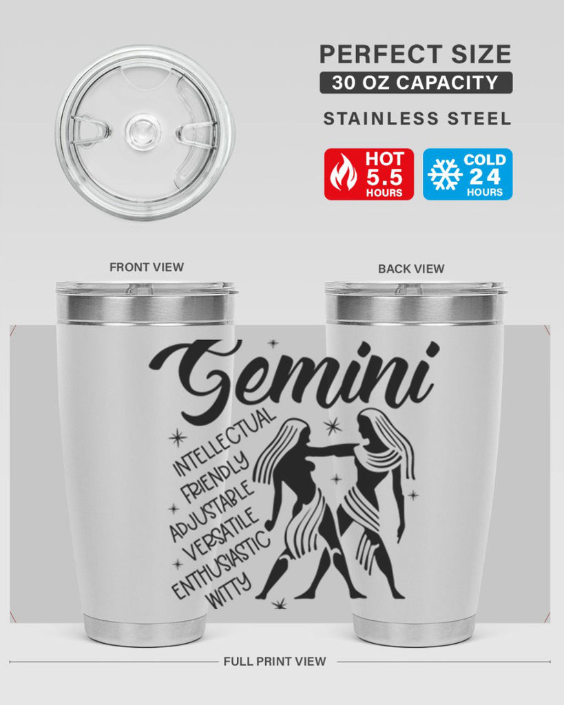 Gemini 223#- zodiac- Tumbler