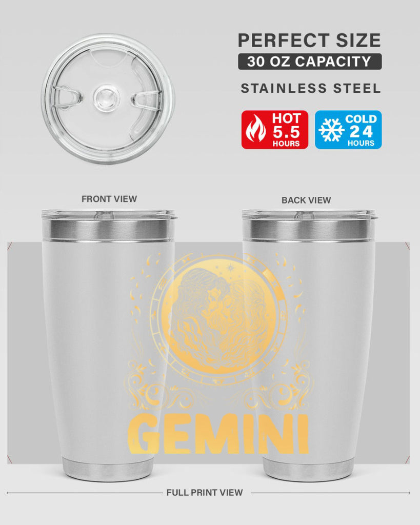 Gemini 234#- zodiac- Tumbler