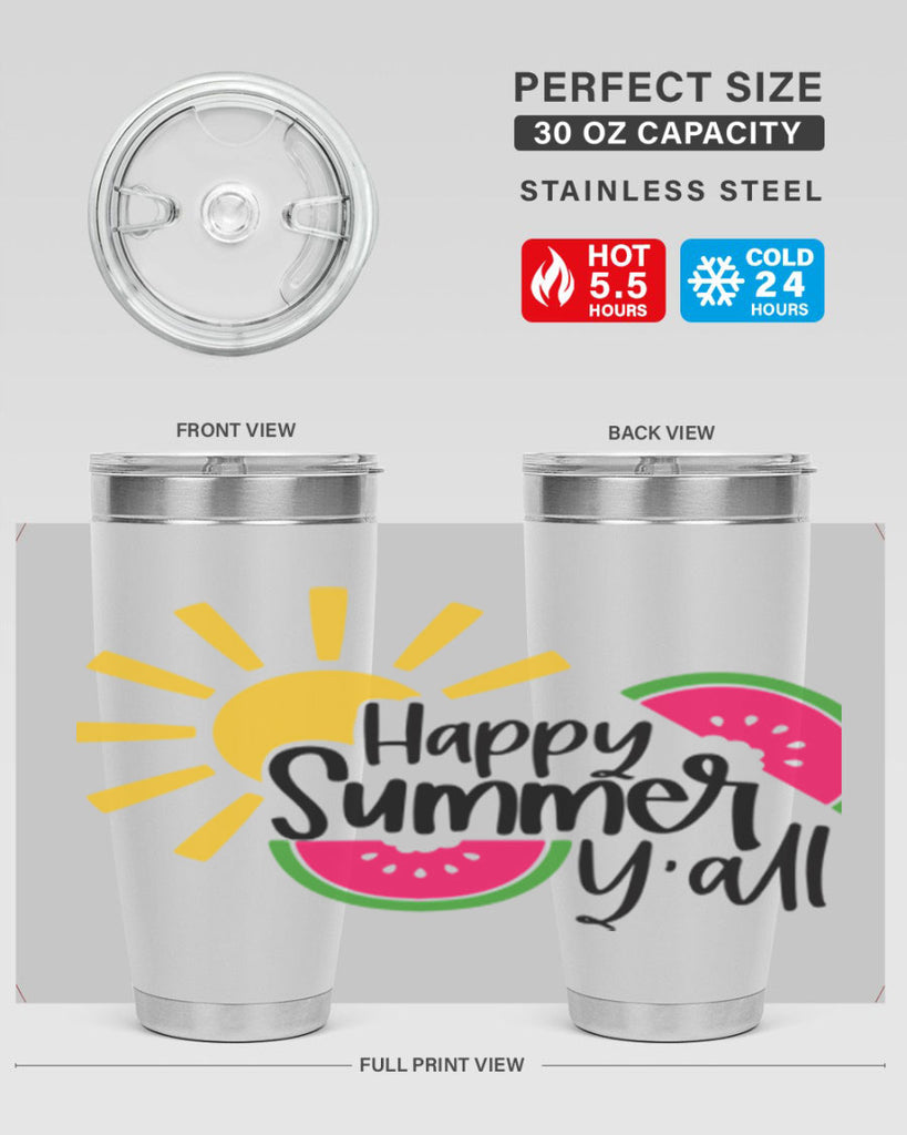 Happy Summer Yall Style 41#- summer- Tumbler