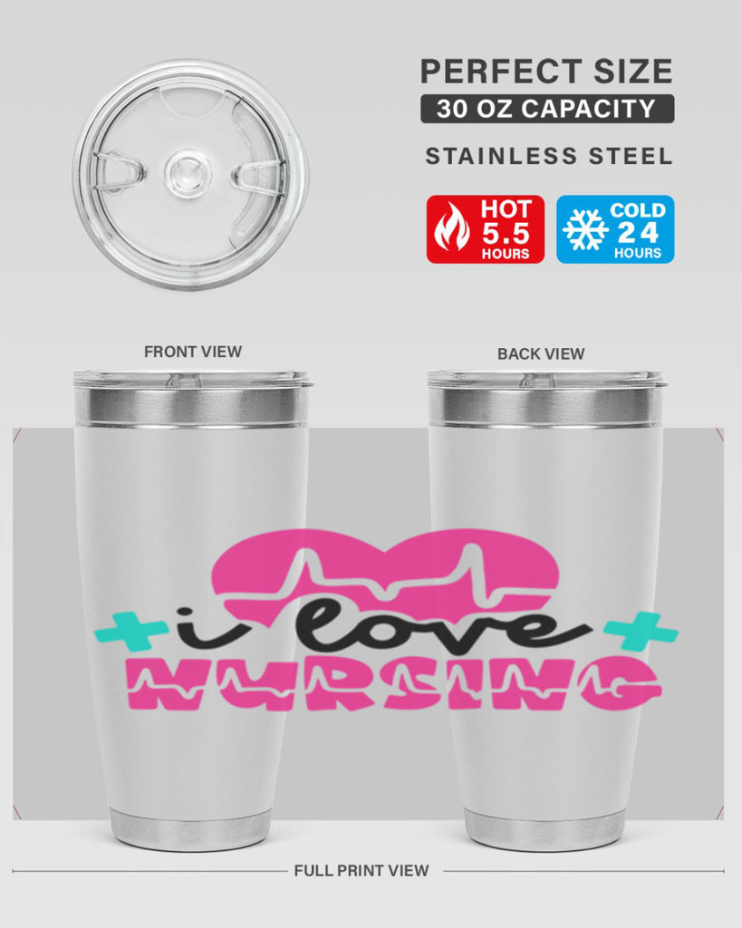 I Love Nursing Style Style 170#- nurse- tumbler