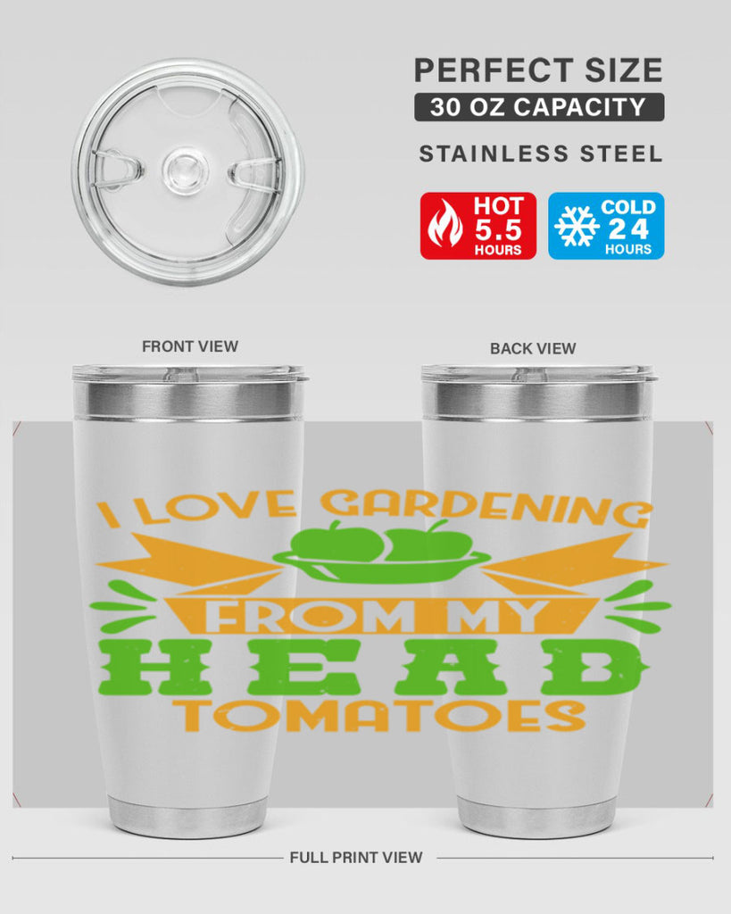 I love gardening from my head tomatoes 54#- farming and gardening- Tumbler