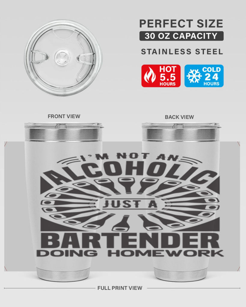 Im not an Style 18#- bartender- tumbler