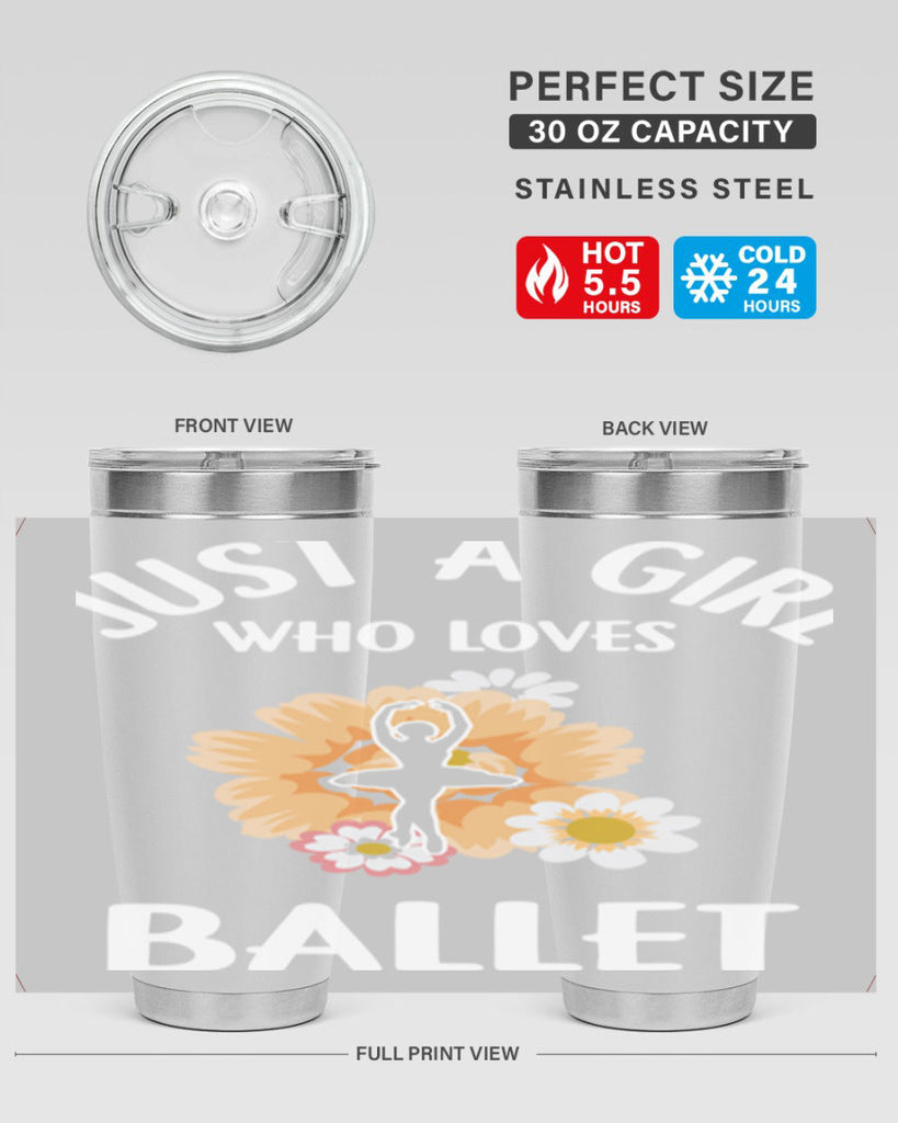 Just a Girl Who Loves Ballet 56#- ballet- Tumbler