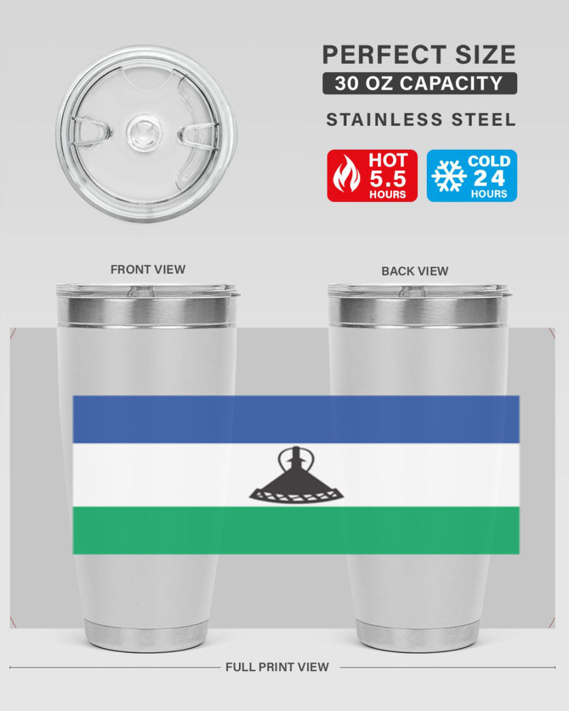 Lesotho 102#- world flags- Tumbler
