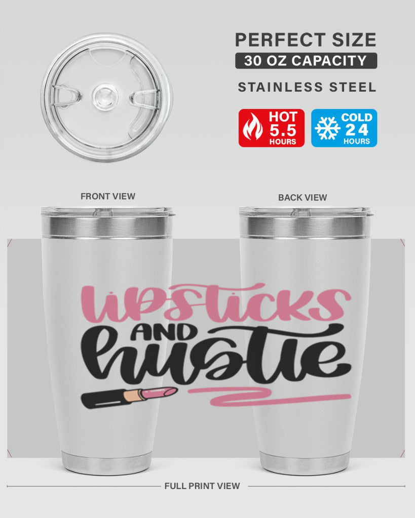Lipstick And Hustie Style 59#- make up- Tumbler