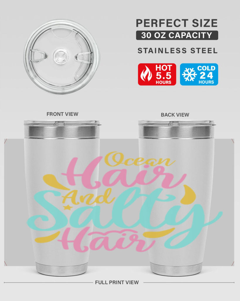 OCEAN HAIR SALTY HAIR Style 60#- summer- Tumbler