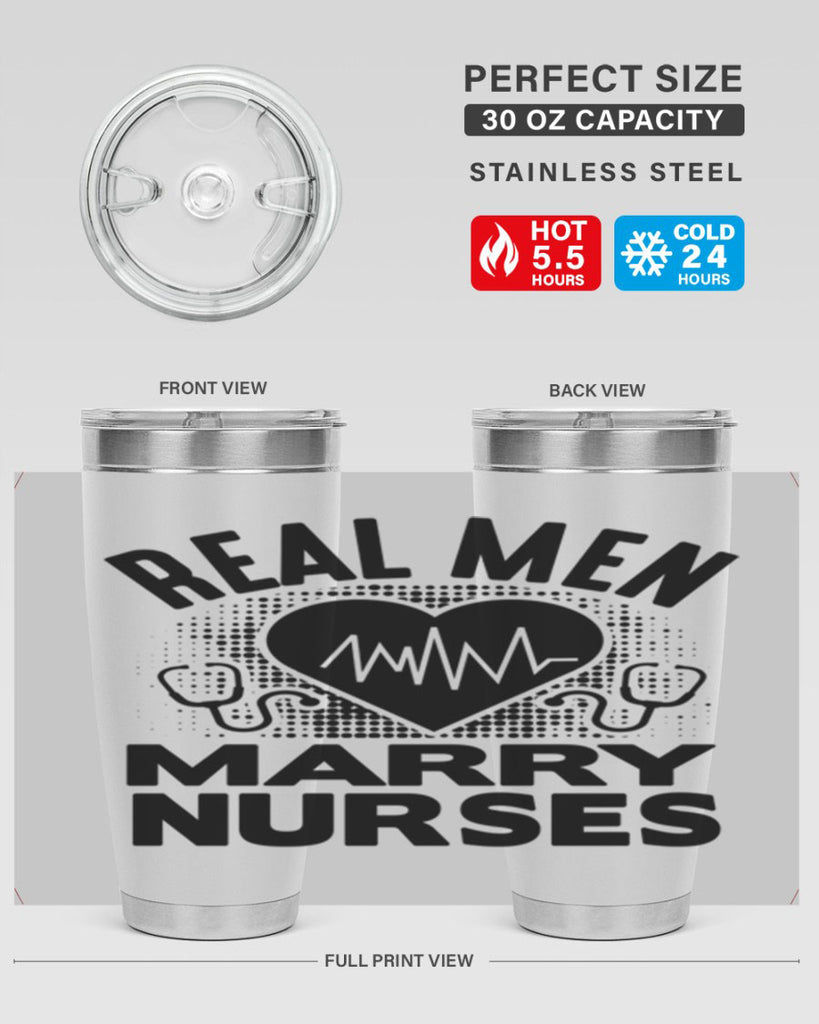 Real men Style 253#- nurse- tumbler