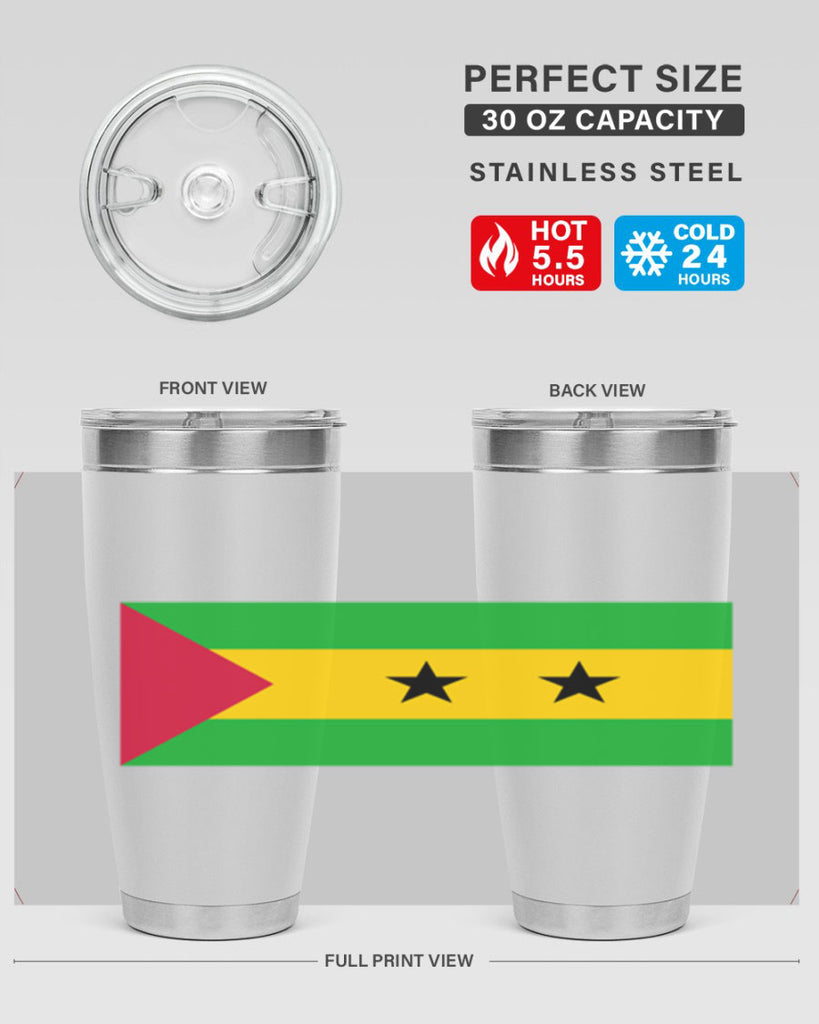 Sao Tome and Principe 47#- world flags- Tumbler