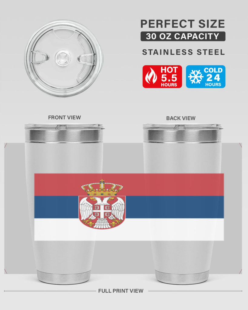 Serbia 44#- world flags- Tumbler