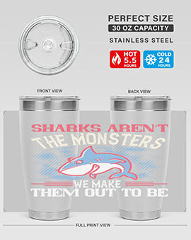 Sharks aren’t the monsters we make them out to be Style 24#- shark  fish- Tumbler