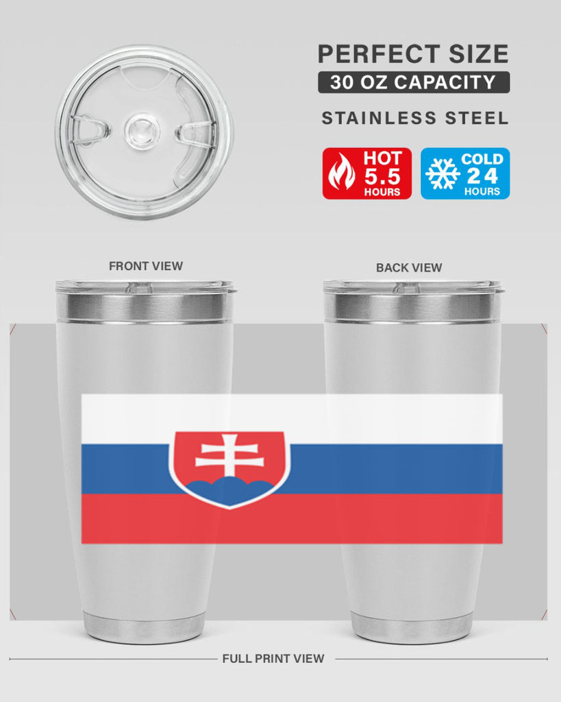 Slovakia 40#- world flags- Tumbler