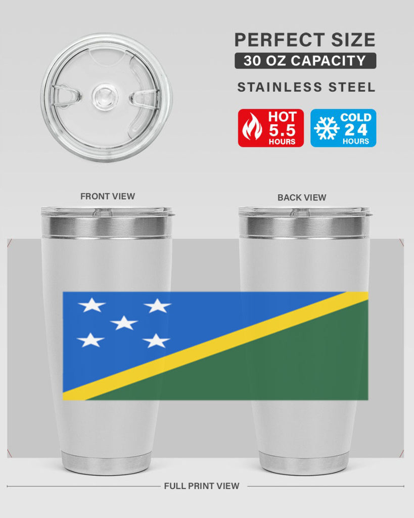 Solomon Islands 38#- world flags- Tumbler