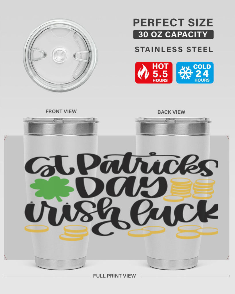 St Patricks Day Irish Luck Style 28#- St Patricks Day- Tumbler