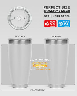 Sunflower Owl In A World A TurtleRabbit 18#- owl- Tumblers