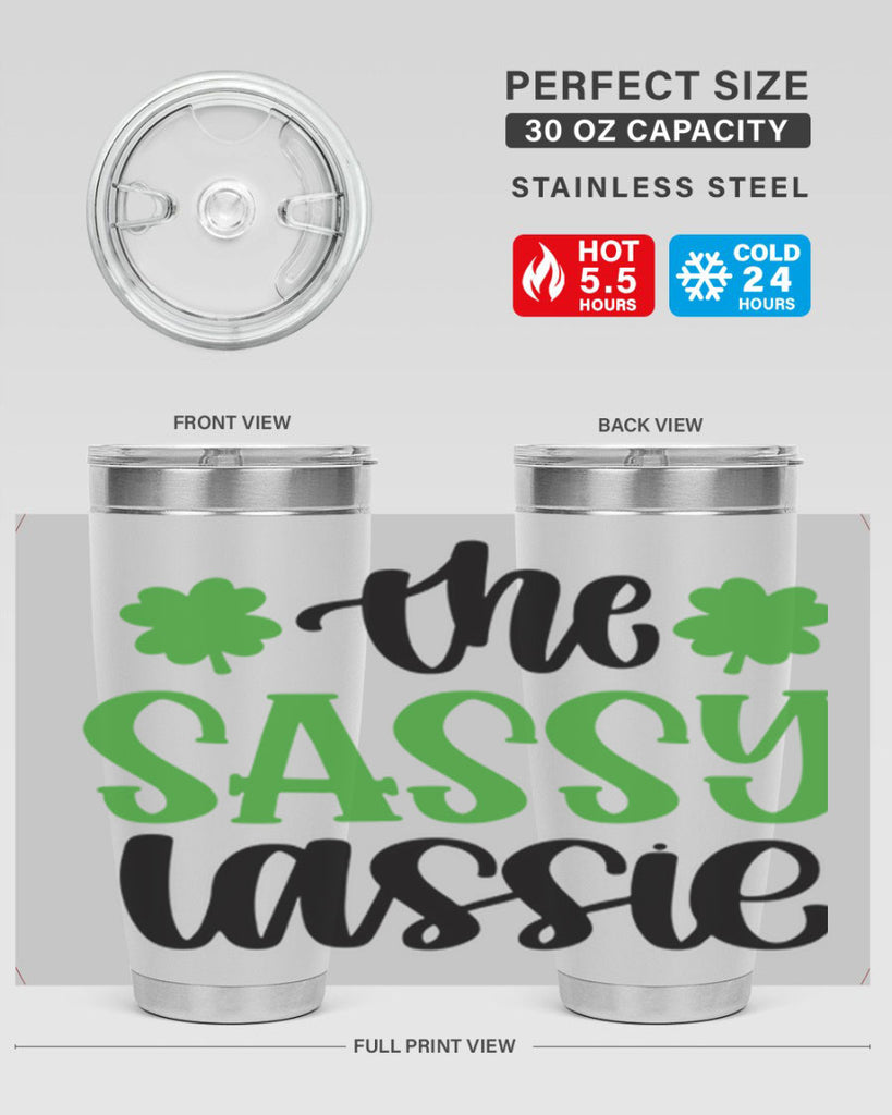 The Sassy Iassie Style 26#- St Patricks Day- Tumbler