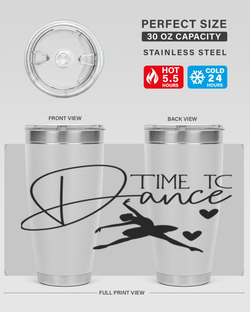 Time to Dance 85#- ballet- Tumbler