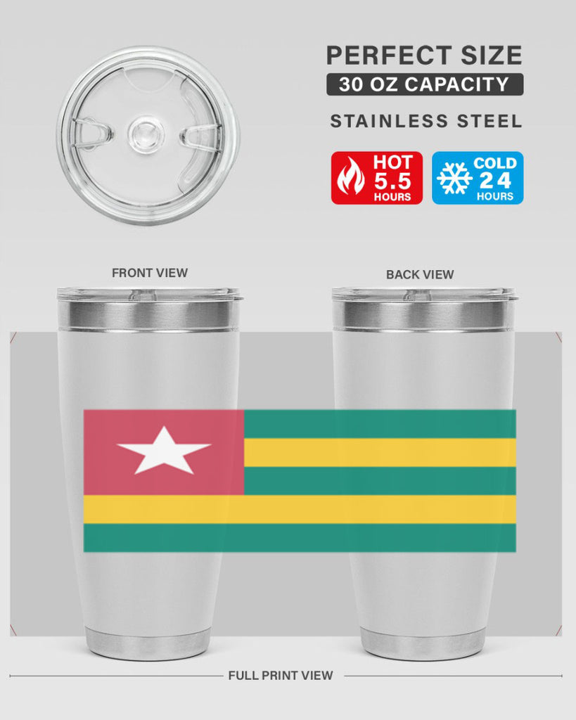 Togo 21#- world flags- Tumbler