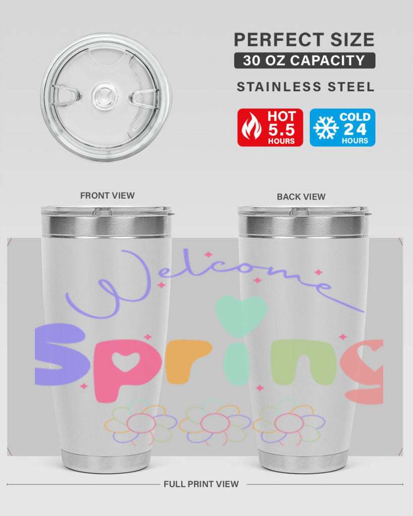 Welcome Spring583#- spring- Tumbler