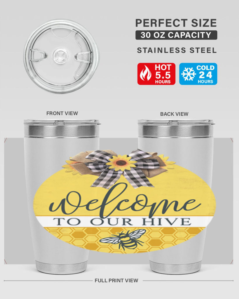 Welcome to our Hive complete yellow Mockup589#- spring- Tumbler