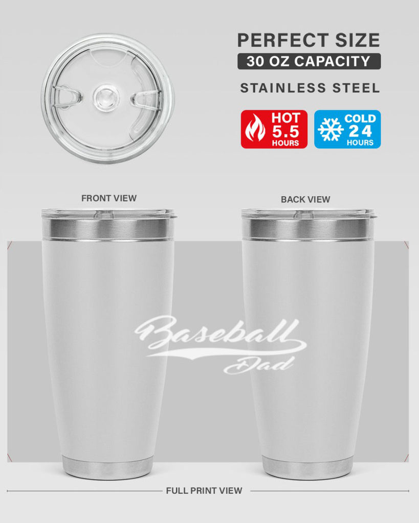 baseball dadi 50#- dad- Tumbler