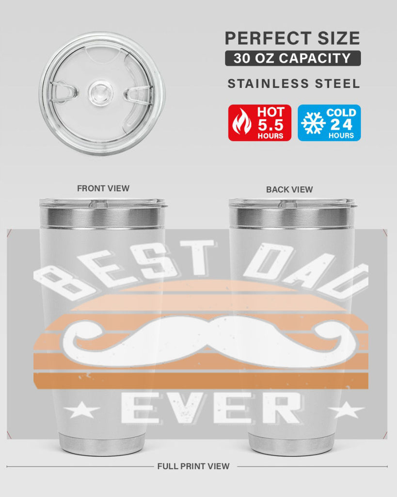 best dad ever 124#- fathers day- Tumbler
