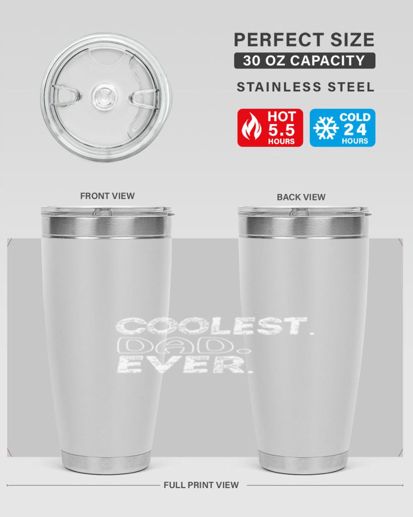 coolest dad ever 38#- dad- Tumbler
