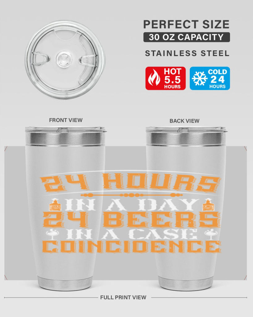 hours in a day beers in a case coincidence 56#- drinking- Tumbler