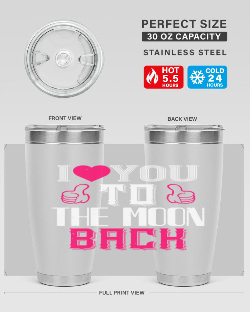 ilove you to the moon beach 49#- valentines day- Tumbler