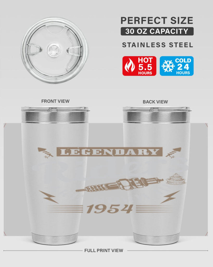 legendary riders are born in Style 60#- birthday- tumbler