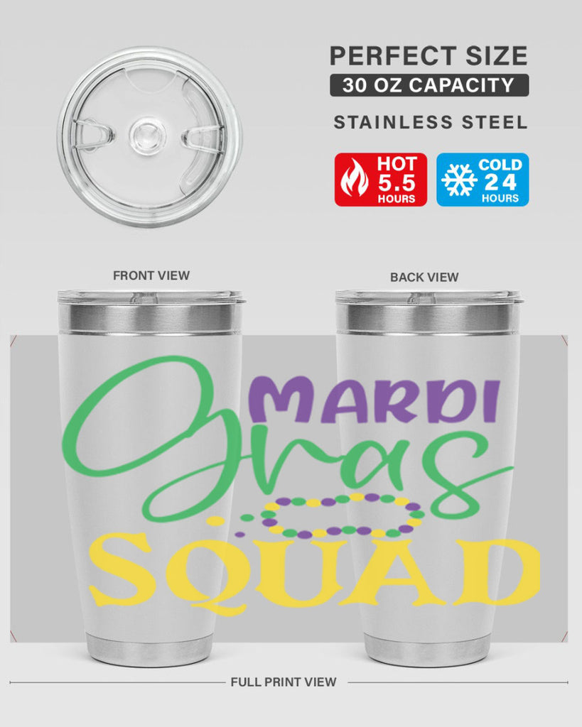 mardi gras squad 78#- mardi gras- Tumbler