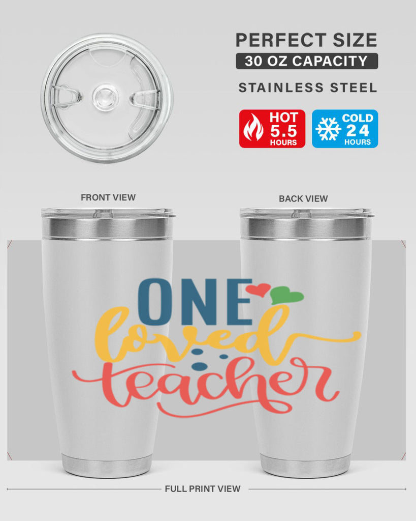one loved teacher Style 165#- teacher- tumbler