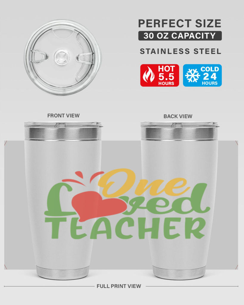 one loved teacher Style 166#- teacher- tumbler