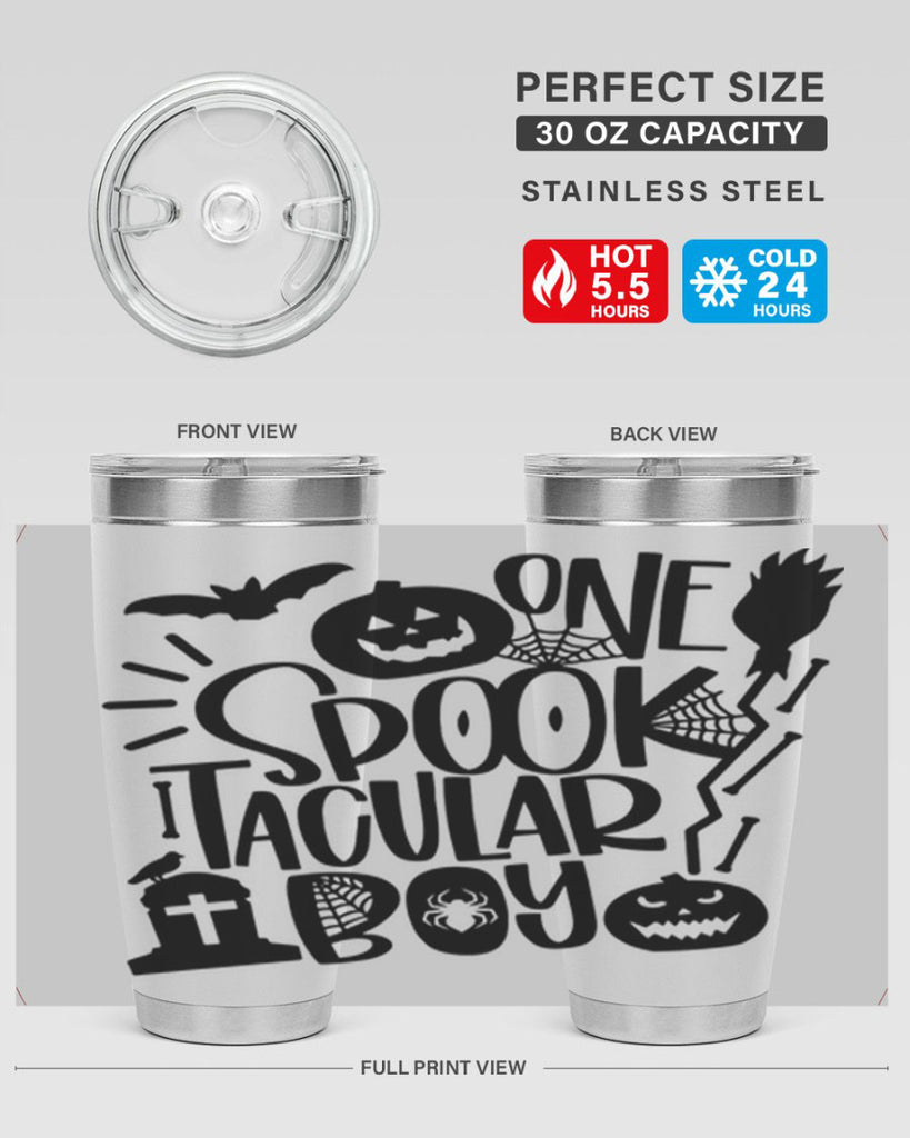 one spooktacular boy 38#- halloween- Tumbler