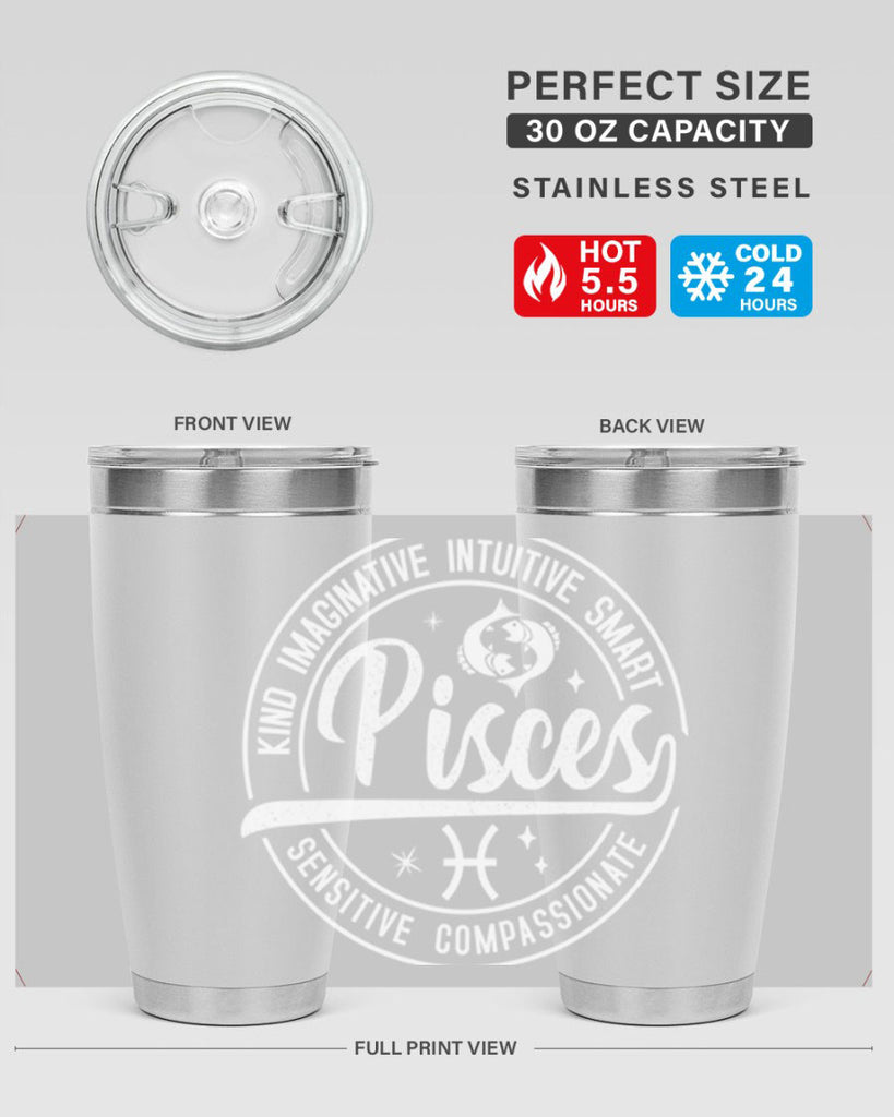 pisces 374#- zodiac- Tumbler