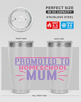 promoted to homeschool mum Style 48#- corona virus- Tumbler