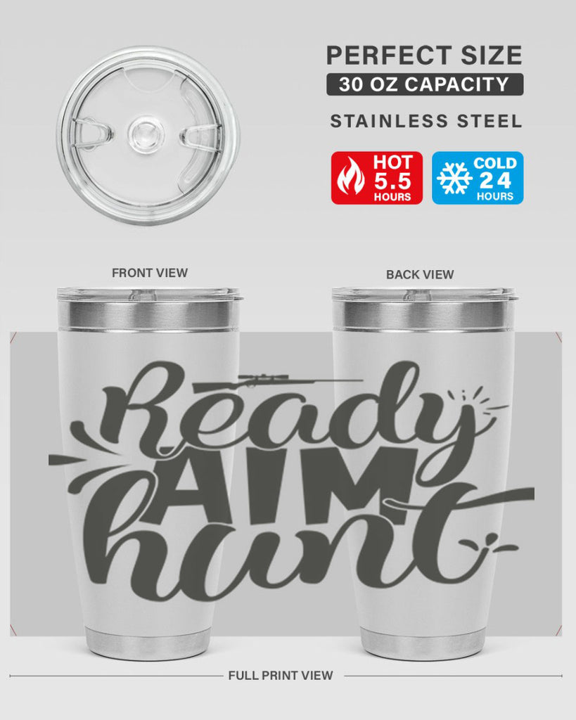 ready aim hunt 4#- hunting- Tumbler