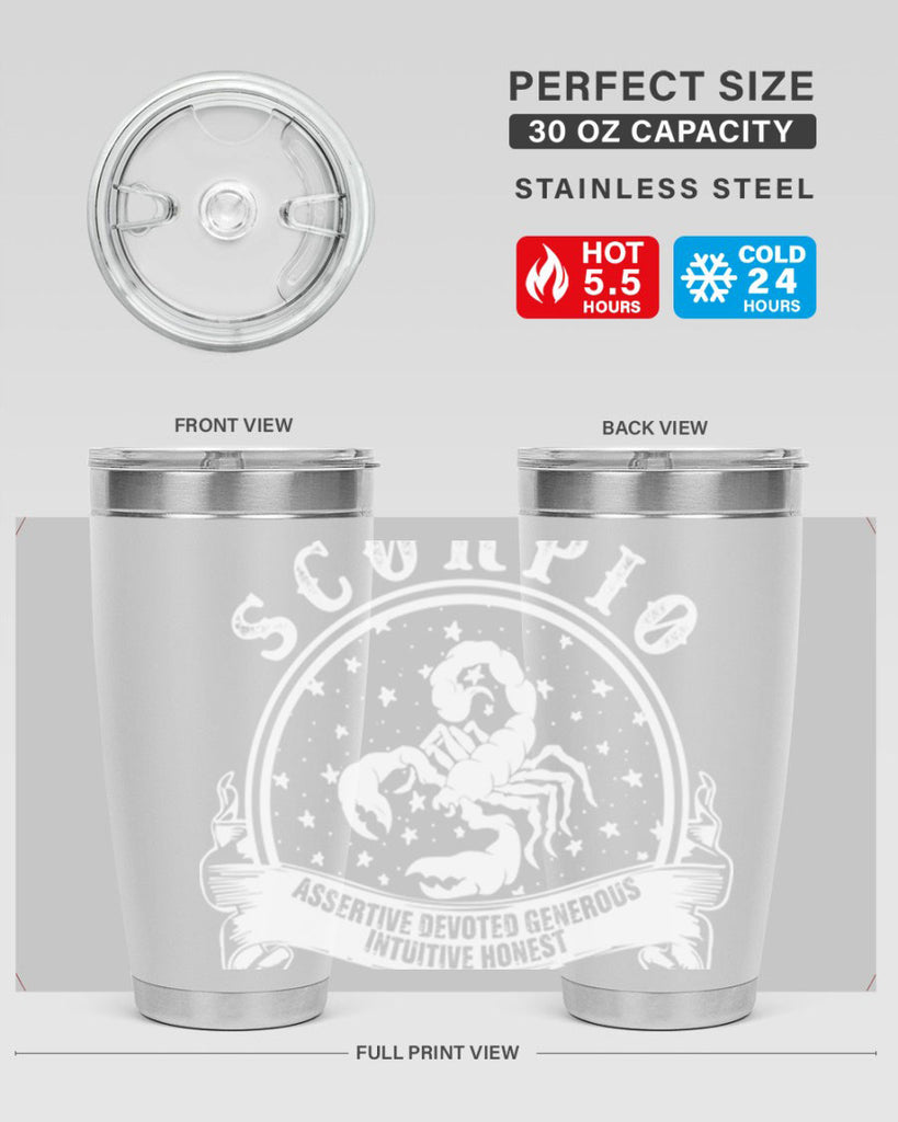 scorpio 30#- zodiac- Tumbler